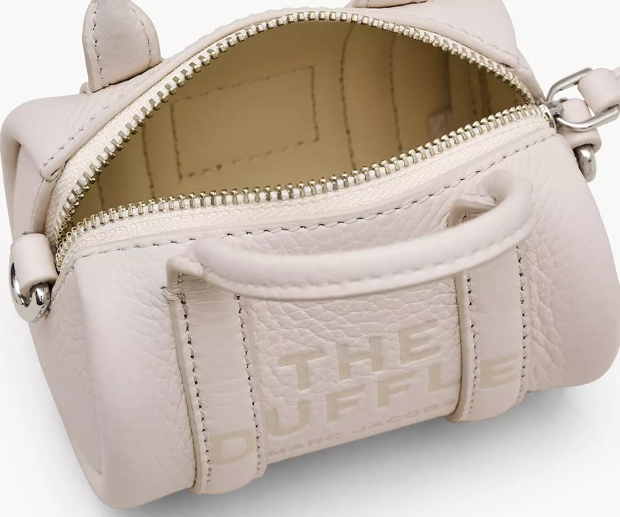 THE LEATHER NANO DUFFLE CROSSBODY- Cotton