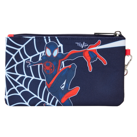 Spider-Verse Miles Morales Suit Nylon Zipper Pouch Wristlet
