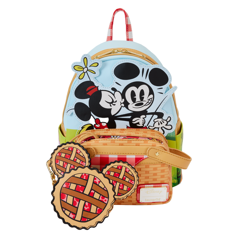 Mickey & Friends Picnic Basket Mini Backpack with Coin Bag