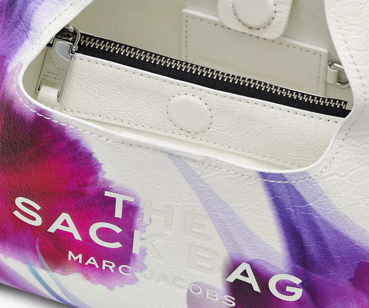 THE FUTURE FLORAL LEATHER MINI SACK BAG