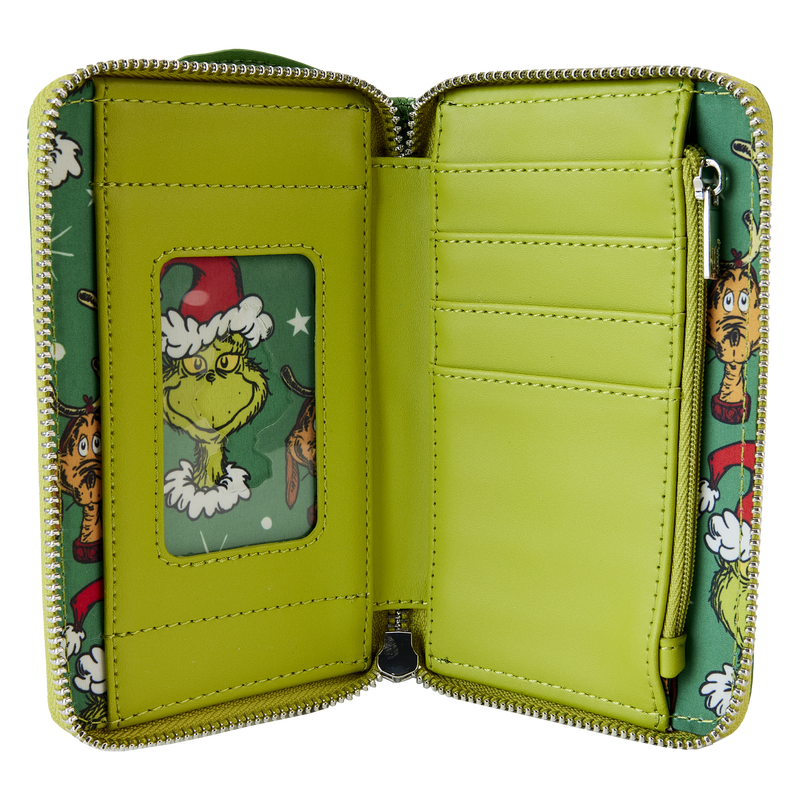 Dr. Seuss' How the Grinch Stole Christmas! Santa Cosplay Zip Around Wallet