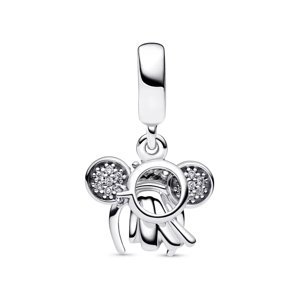 Minnie Mouse Bridal Ear Headband and Ring Double Dangle Charm by Pandora – Disney Parks