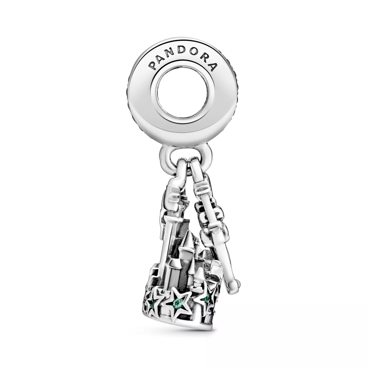 Tinker Bell and Fantasyland Castle Dangle Charm by Pandora – Peter Pan – Disney Parks