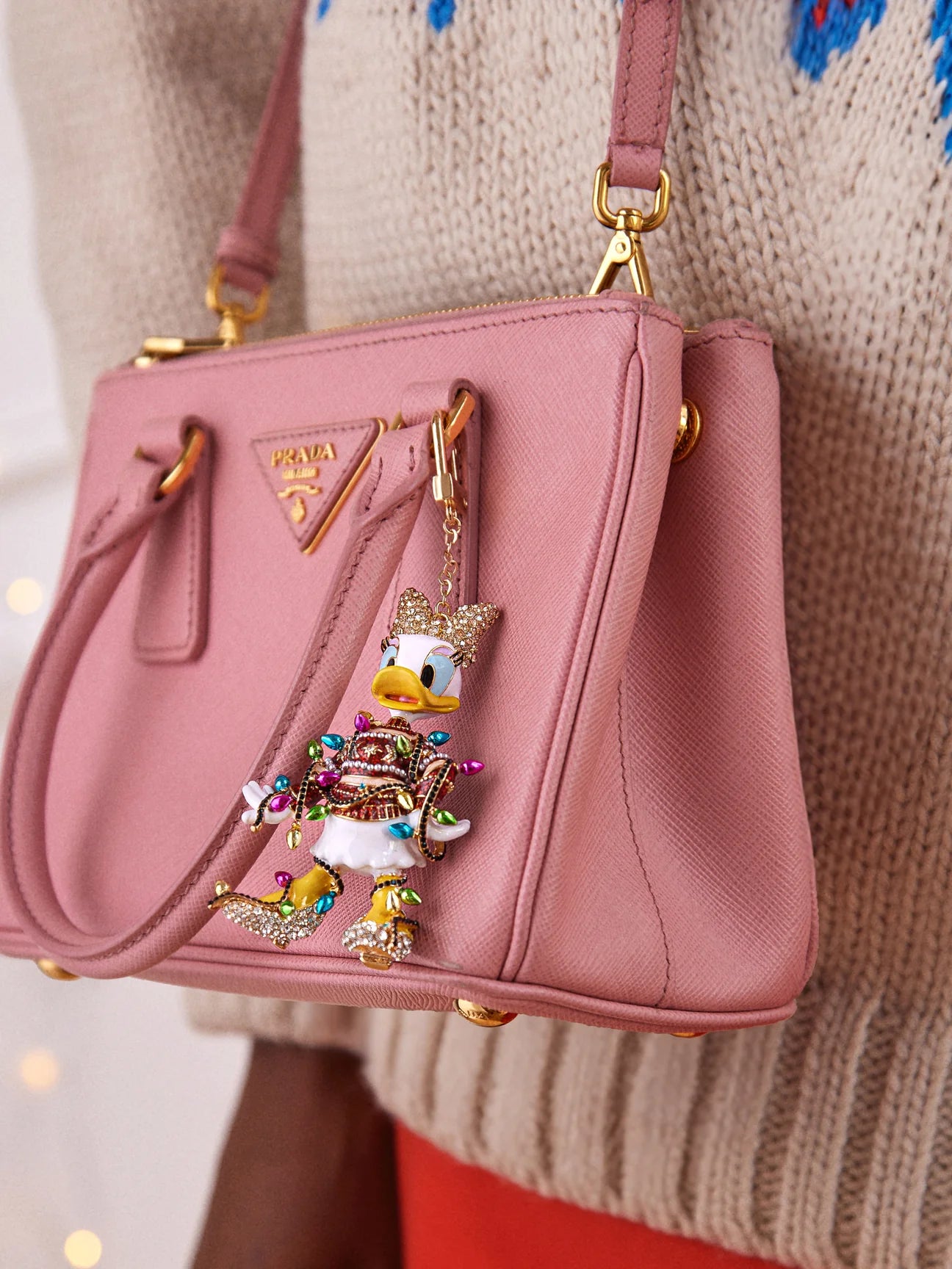 Daisy Duck Deck The Halls Disney Bag Charm