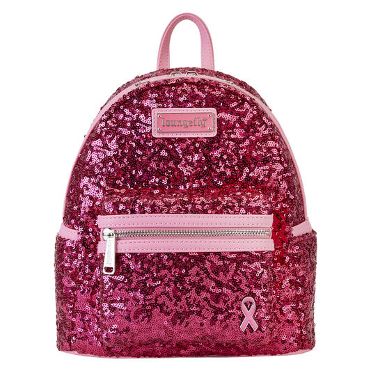 Breast Cancer Research Foundation Exclusive Pink Ribbon Sequin Mini Backpack