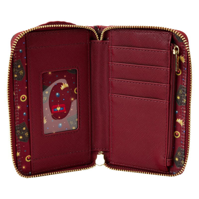Snow White Evil Queen Throne Zip Around Wallet