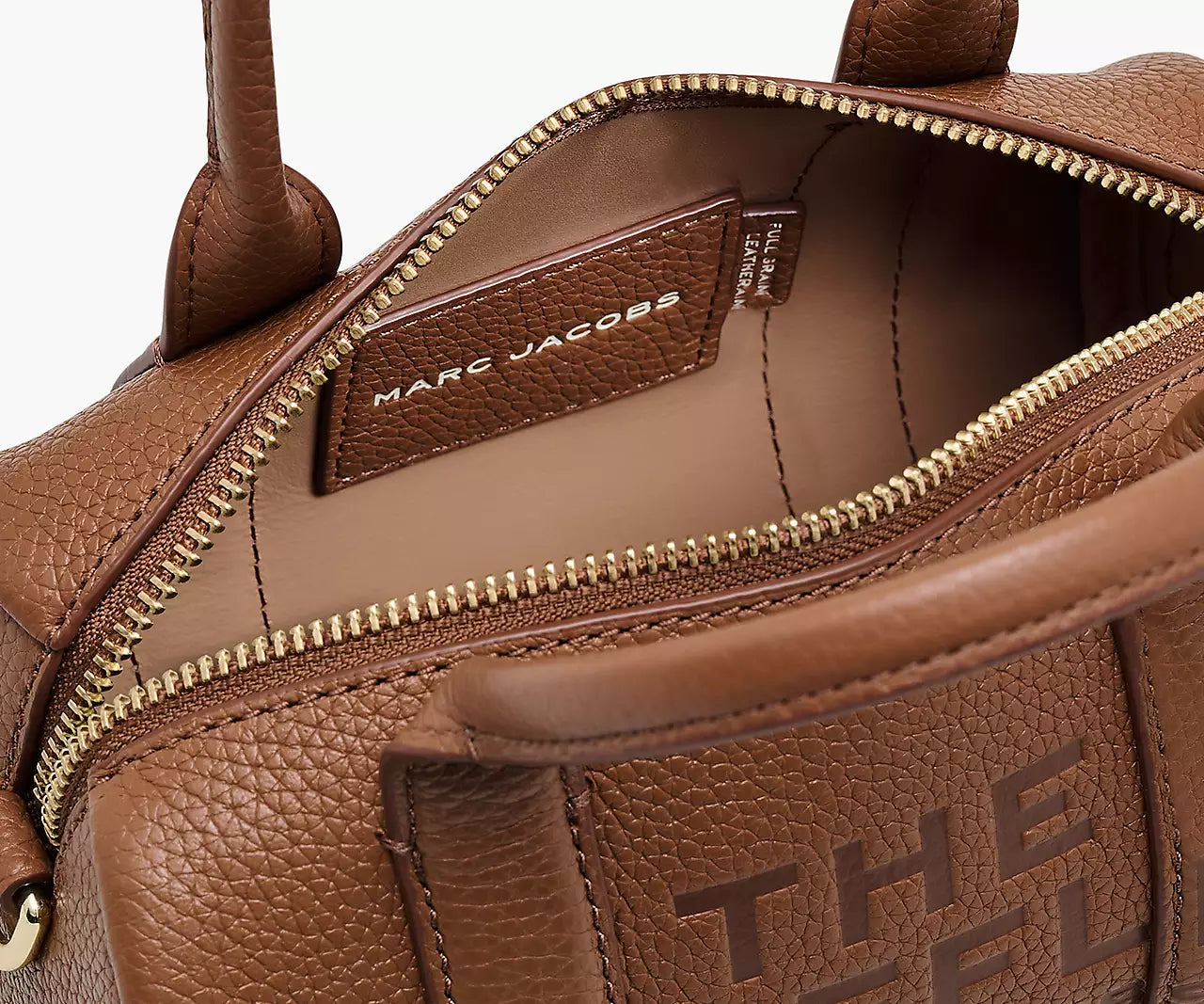 THE LEATHER MINI DUFFLE BAG- Argan Oil