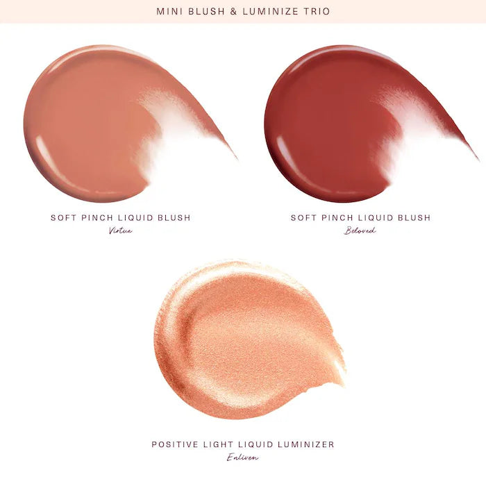 Rare Beauty by Selena Gomez- Mini Blush and Luminize Trio