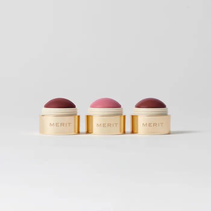MERIT- Mini Flush Balm Cream Blush Trio Set