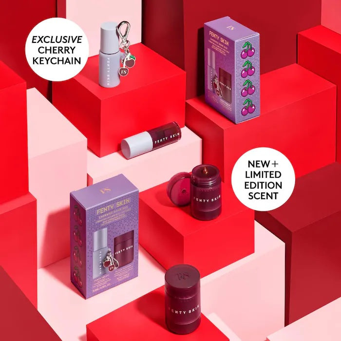 Fenty Beauty by Rihanna Cherriez Gone Bad Hydrating Lip Care Duo + Keychain