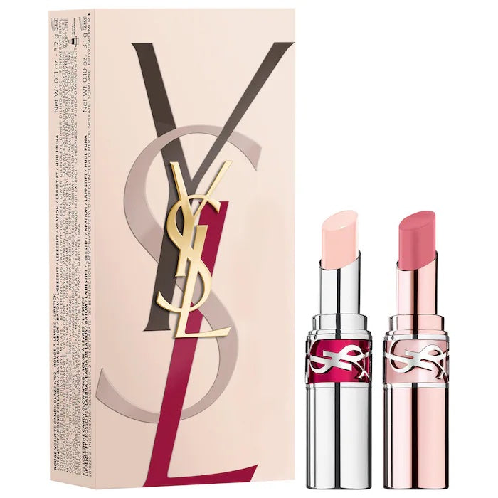 Yves Saint Laurent YSL Lip Gloss Stick & Tinted Lip Balm Gift Set