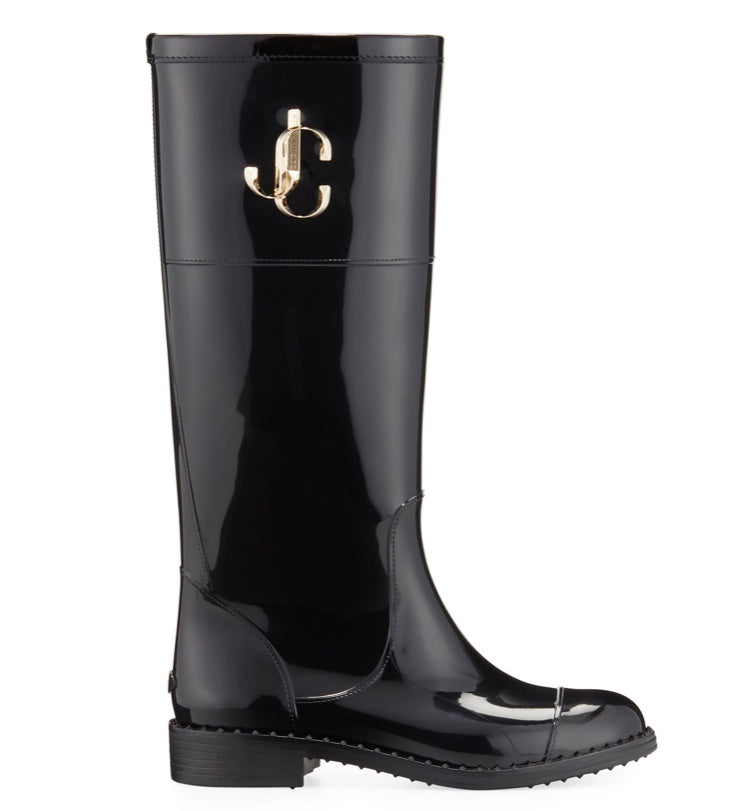 Jimmy Choo Botas Lluvia Negras