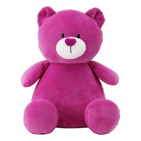 Animal Adventure Squeeze With Love Fuchsia Bear Stuffed Animal