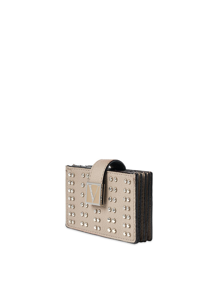 The Victoria Expandable Card Case-Velvet musk