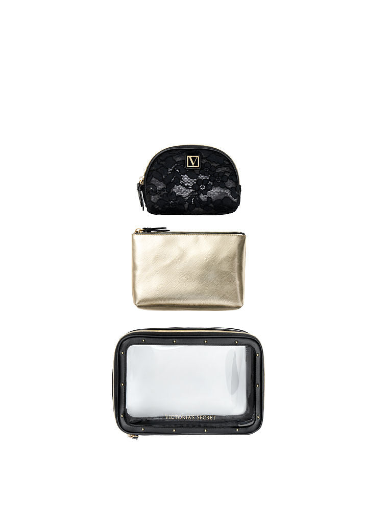 Beauty Bag Trio-Negra