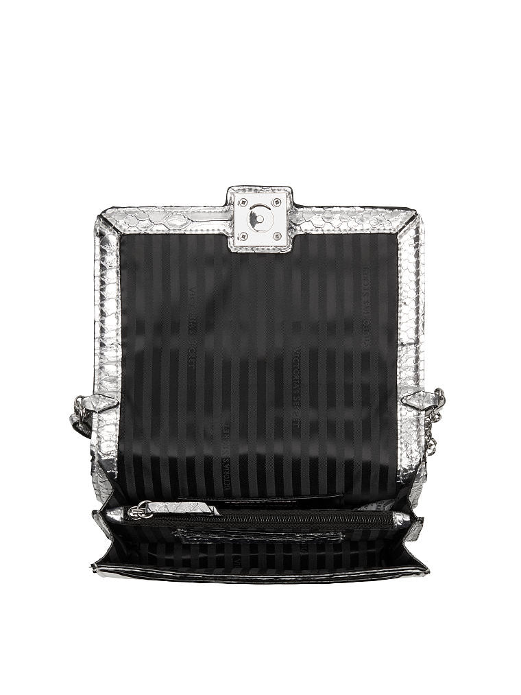 The Victoria Mini Shoulder Bag-Metálica