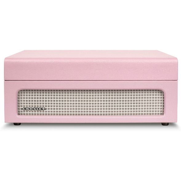 Toca Discos Rosa Amatista De Lujo Grande Portátil - Bluetooth