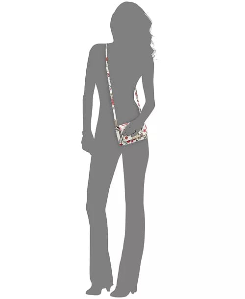 Poppy Floral Crossbody Wallet