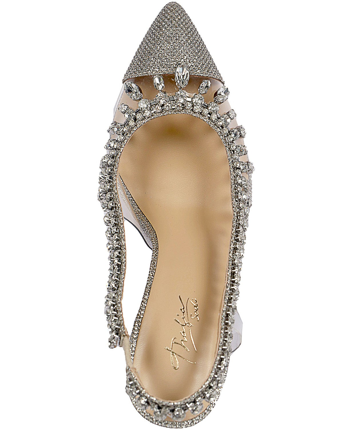 Thalía Sodi Zapatillas Transparentes Cristales