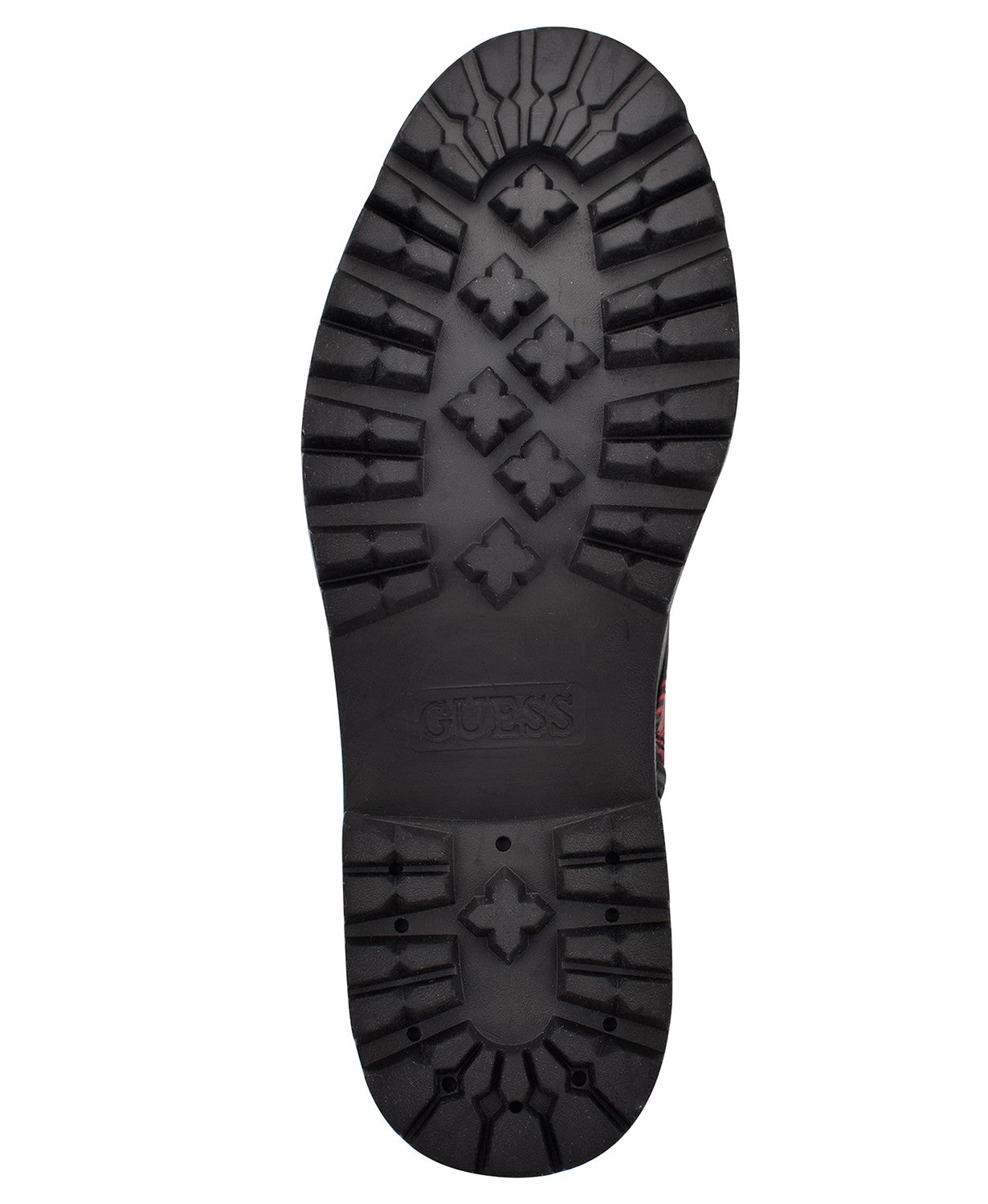 Guess Botines Lace-Up Rojos Negros