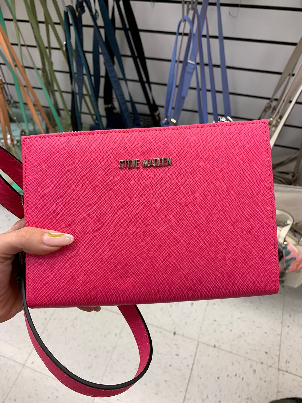 Shoulder Bag Bright Pink