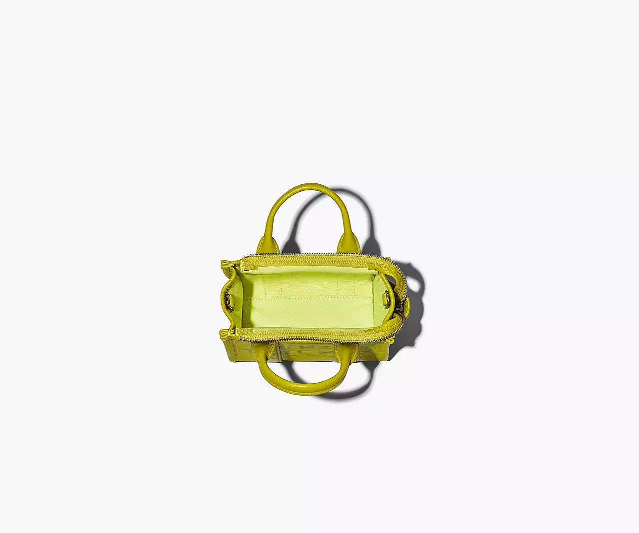 THE LEATHER MICRO TOTE BAG- Citronelle