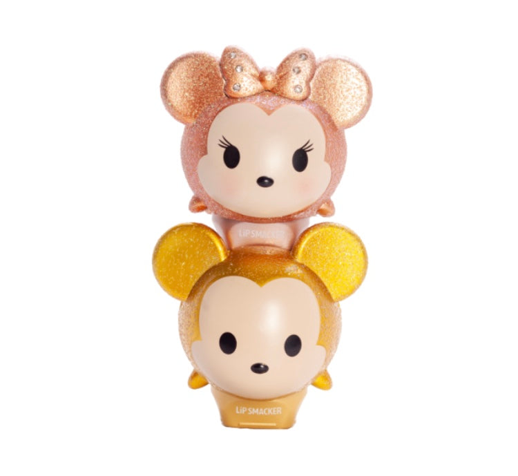 Glitter Gold Mickey y Glitter Rose Gold Minnie bálsamos EDICION ESPECIAL