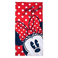 Minnie Mouse toalla de playa roja