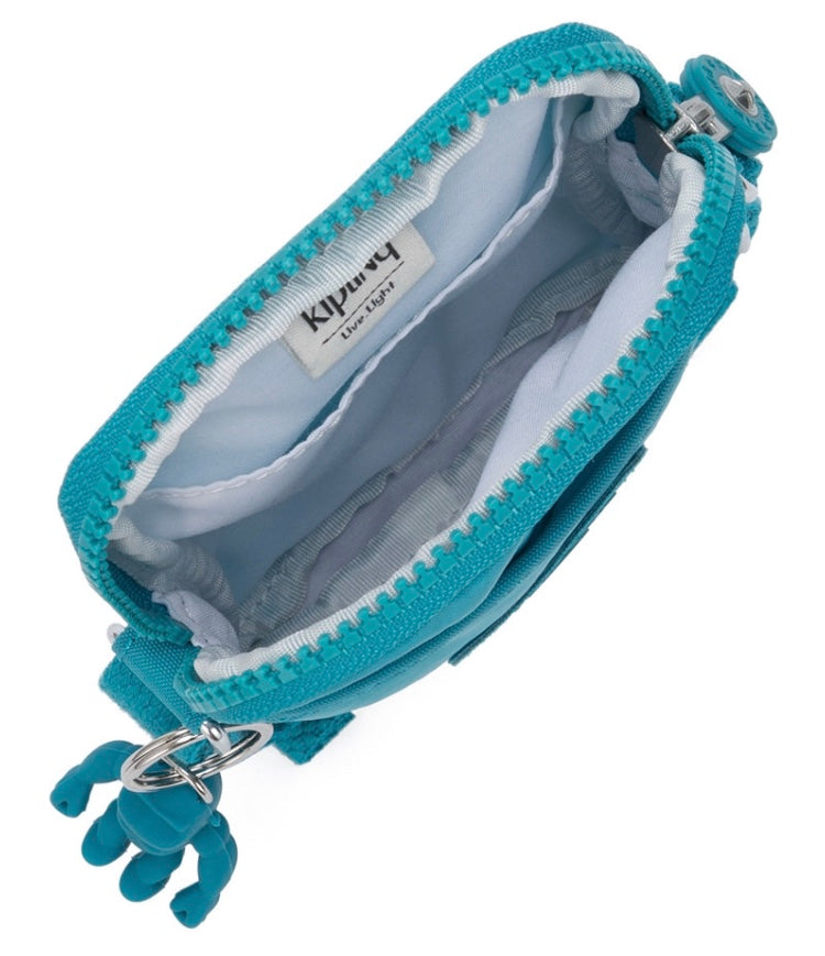 Kipling mini crossbody bolsa turquesa