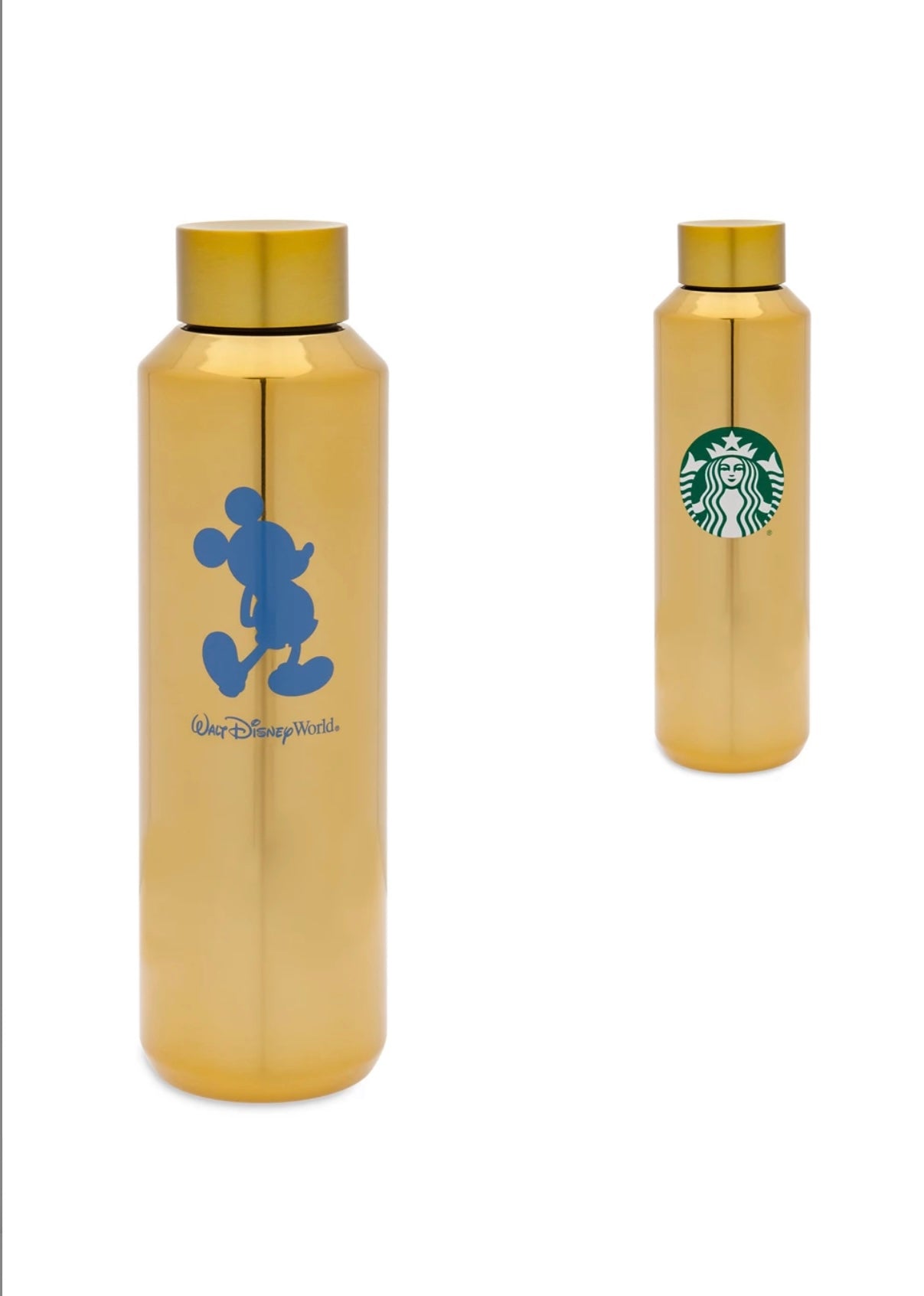 New! Starbucks WDW Botella Dorada