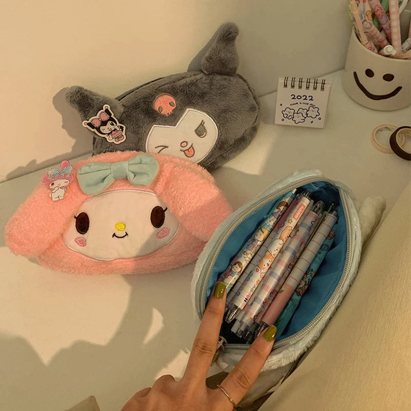 Estuche de tela con un compartimento - kitty friends Cinnamoroll