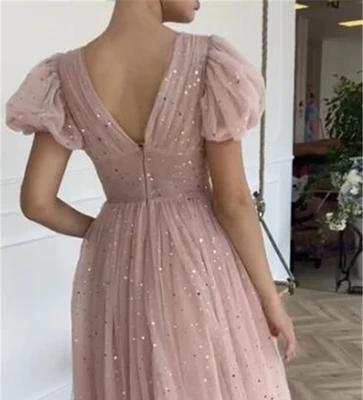 Maxi Vestido~ Con Estrellas y Botones Rosa