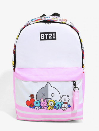 BTS Mochila Blanca Style Cases Mx