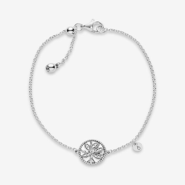 Sparkling Family Tree Slider Bracelet