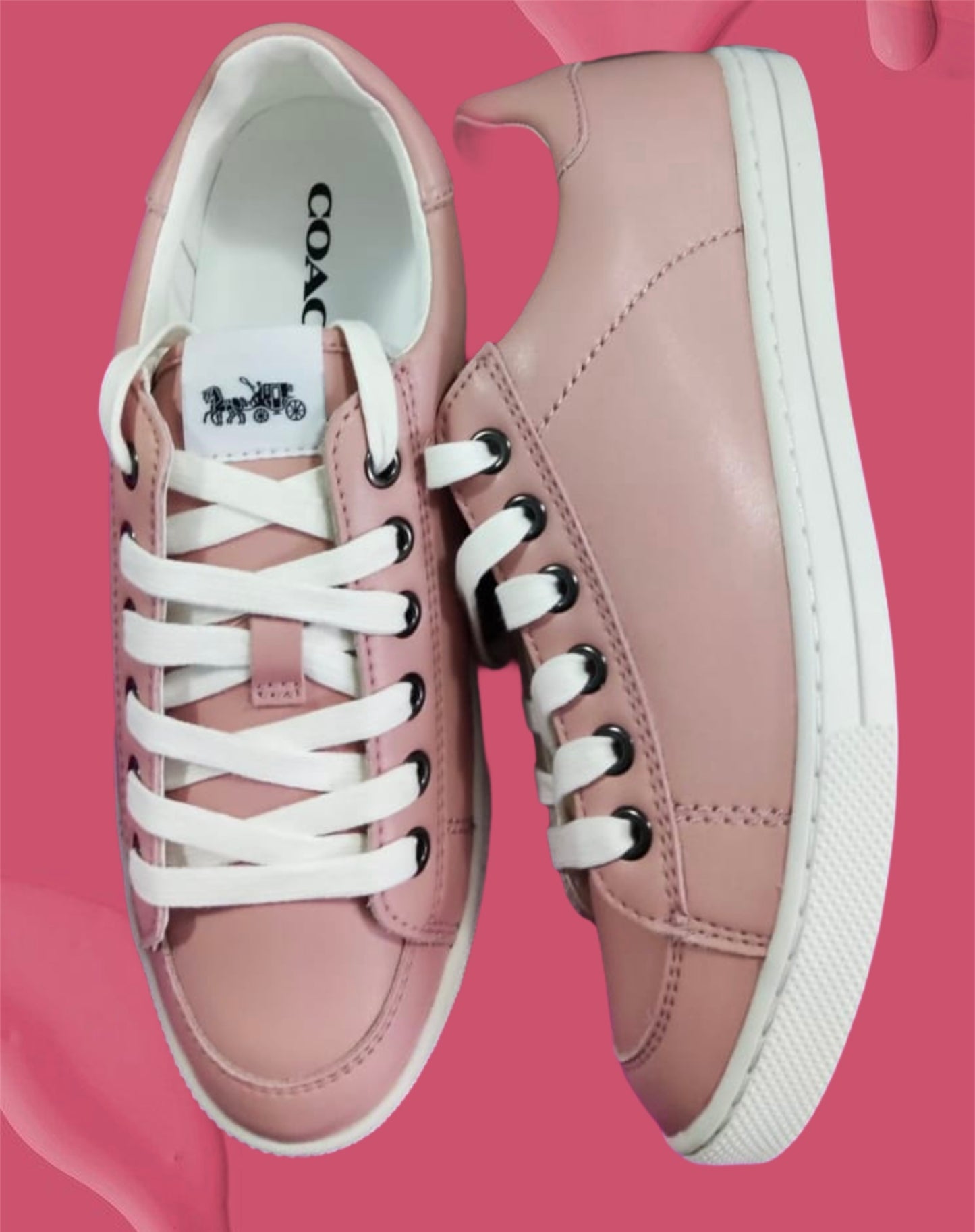 Coach Tenis Rosas - Cuero