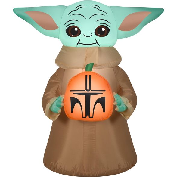 The Child Yoda Calabaza Star Wars 1.10mts Multicolor