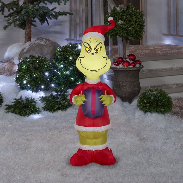 Inflable Grinch Navidad 1.21mts