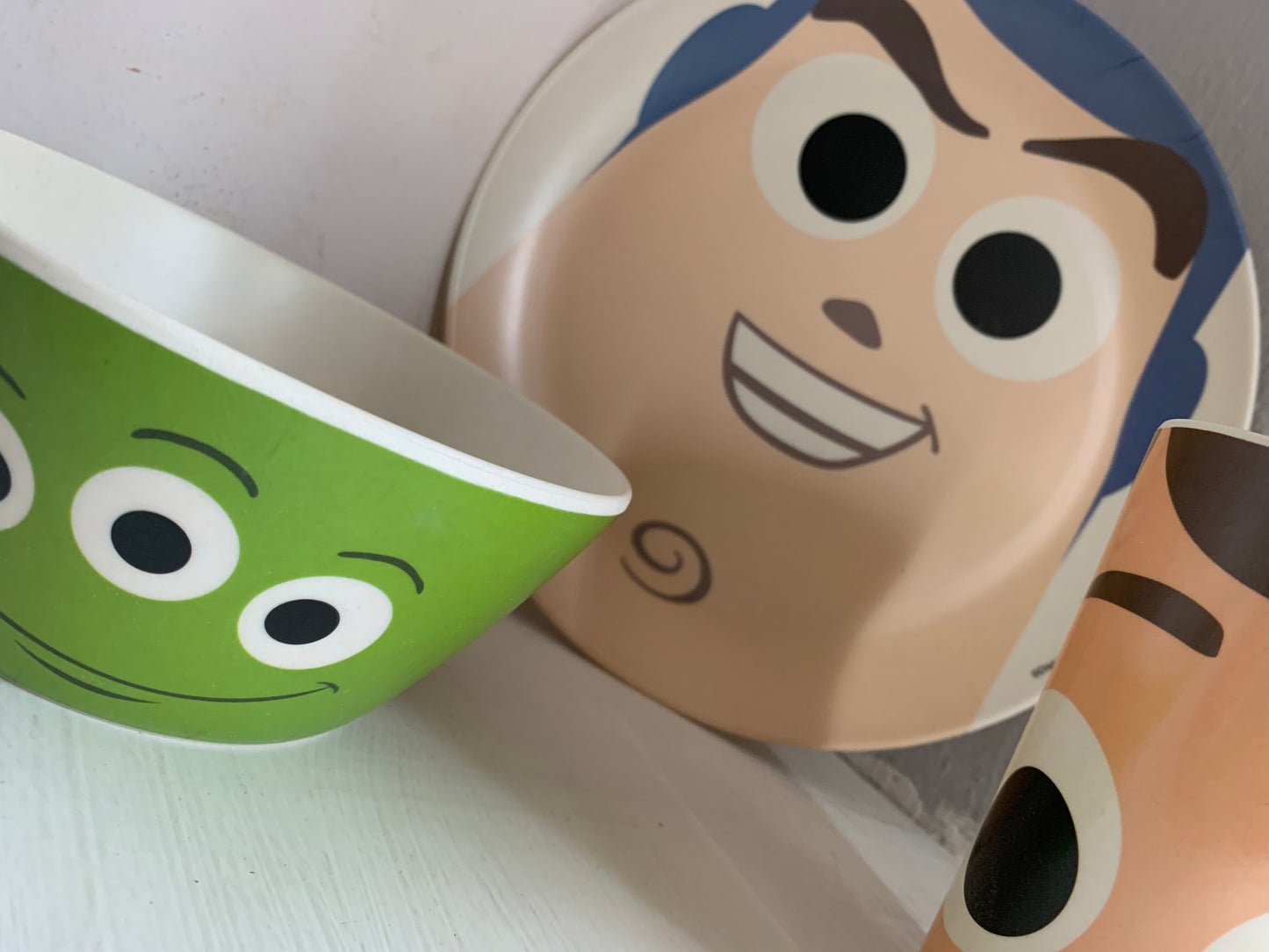 VAJILLA BAMBU TOY STORY 3 PIEZAS