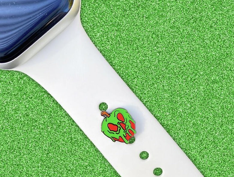Apple Watch Charm Manzana Blanca Nieves- Hecha a Mano