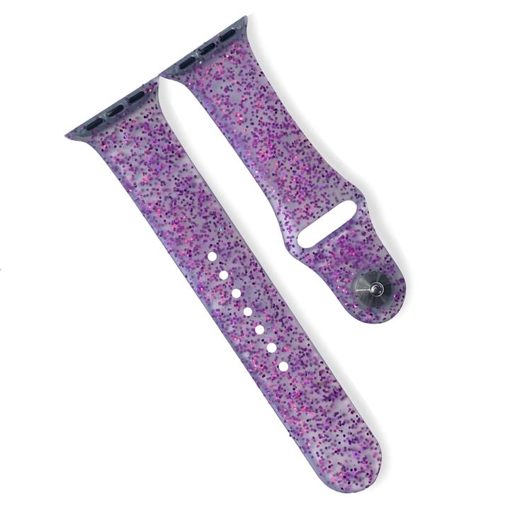 Apple Watch Correa~Glitter Morado