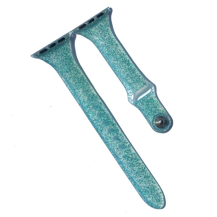 Apple Watch Correa~Glitter Azul Slim