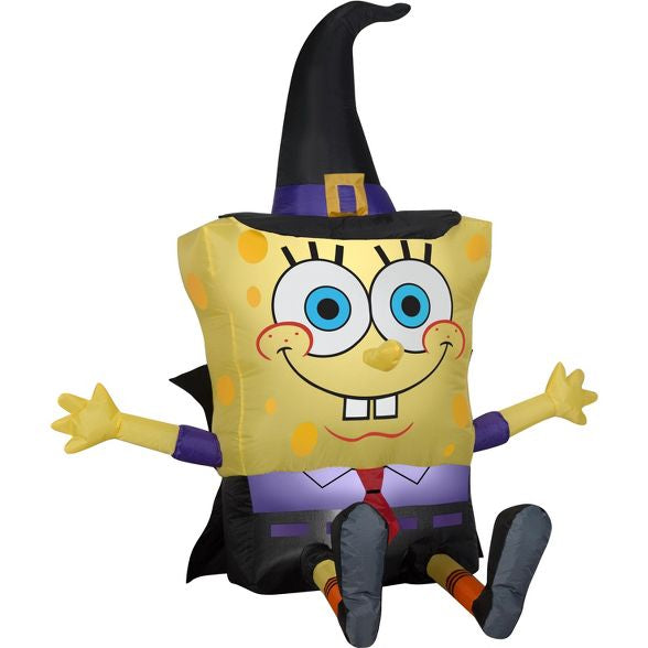 Bob Esponja Inflable Brujo Halloween - 1.21mts