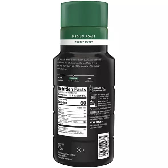 Subtly Sweet Medium Roast Iced Coffee