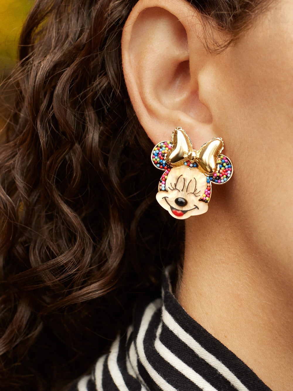 Bday Minnie Mouse Disney Earrings