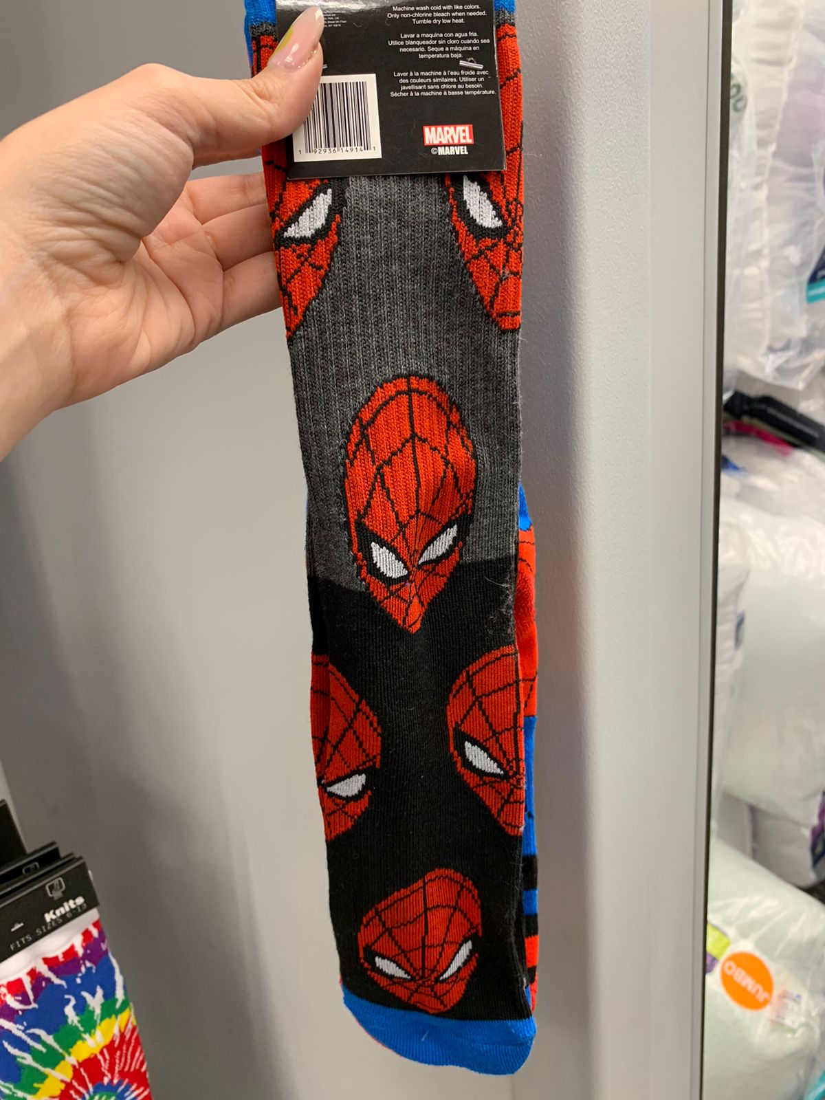 Calcetas Crew Spiderman