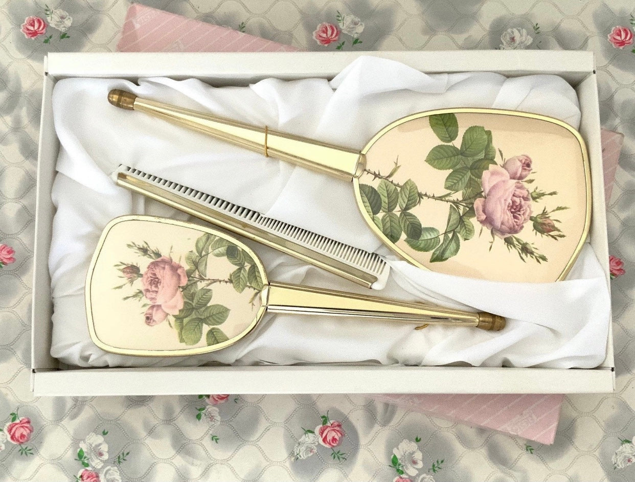 Set de Espejos & Cepillos - Floral