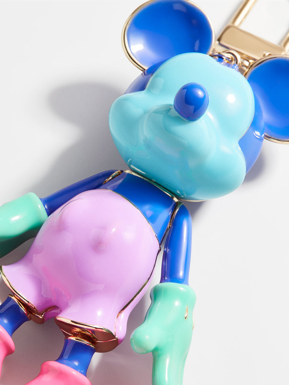 Mickey Mouse Disney Bag Charm: Multicolored Enamel