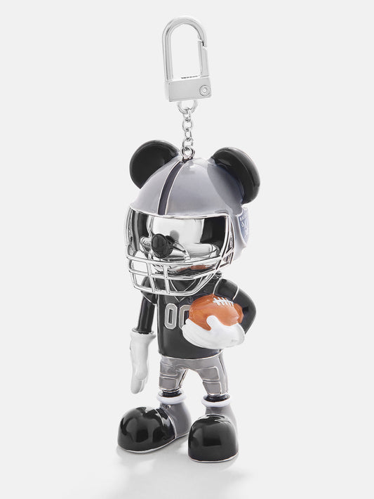 Disney Mickey Mouse NFL Bag Charm: Las Vegas Raiders
