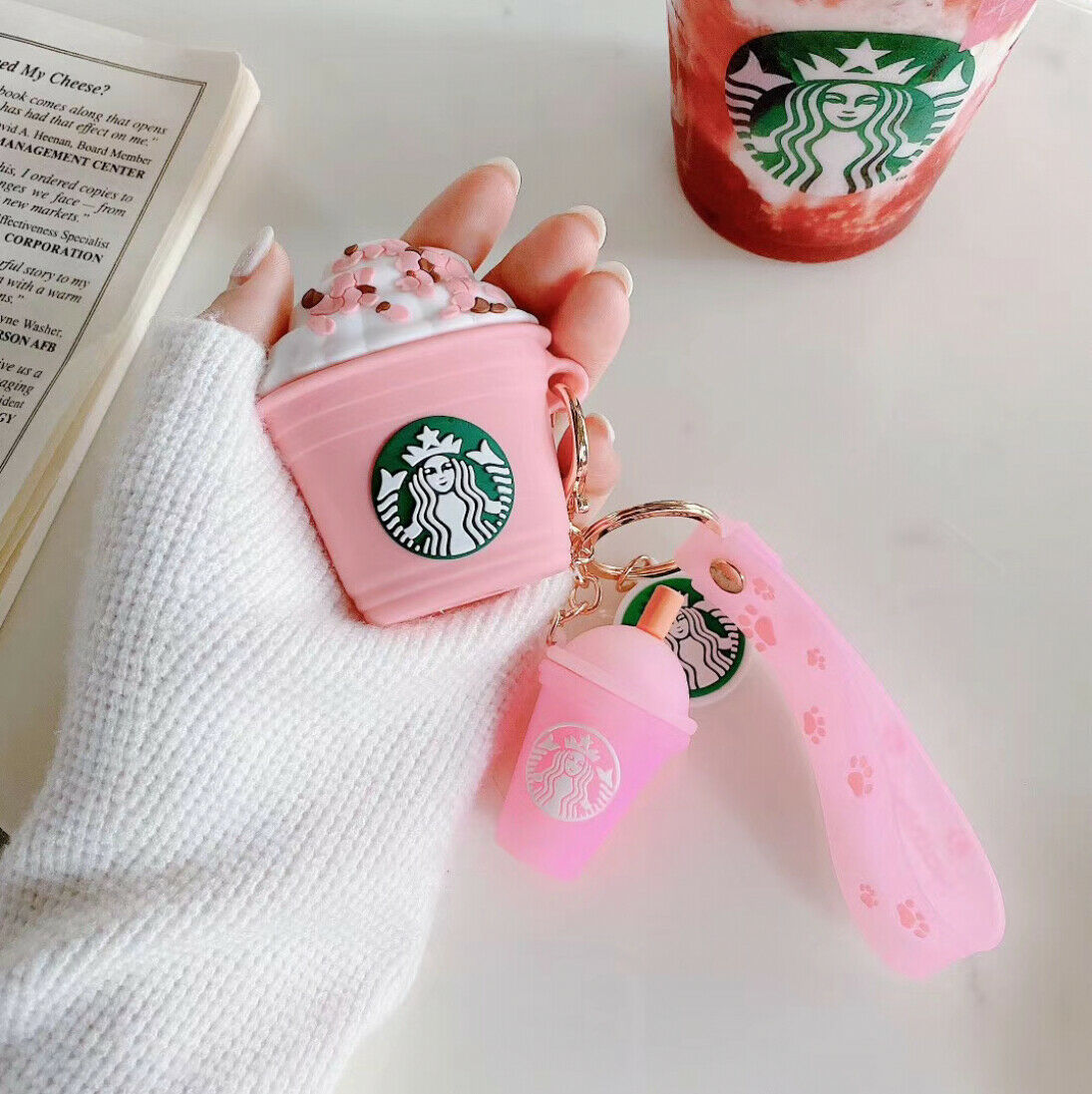 Starbucks Rosa con Correa