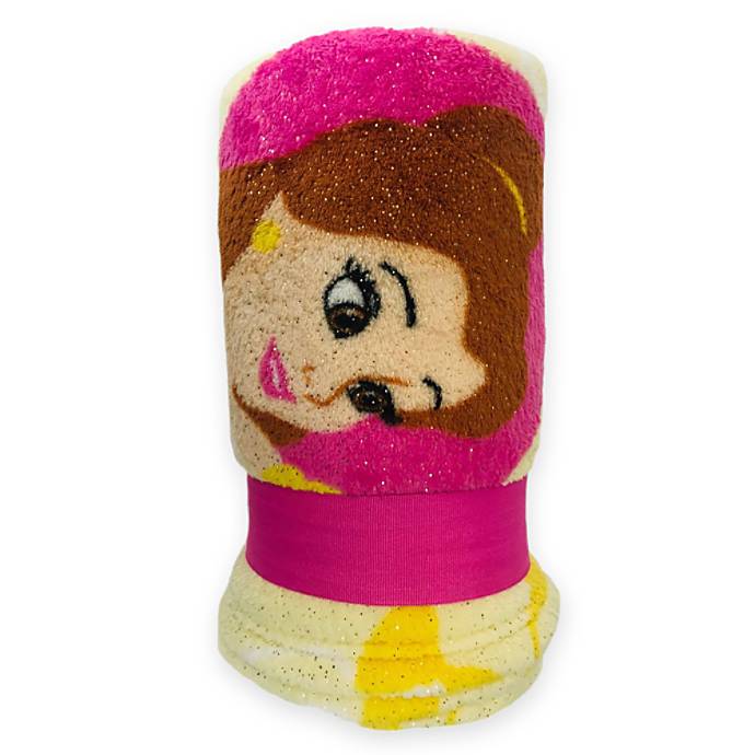 Manta de vellón Belle - La bella y la bestia